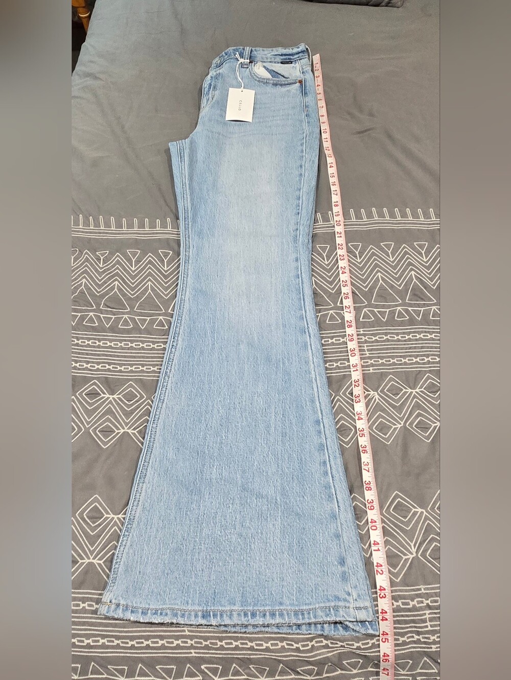 Cello High Waisted Flare Style Jeans Size 9 - Picture 2 of 8